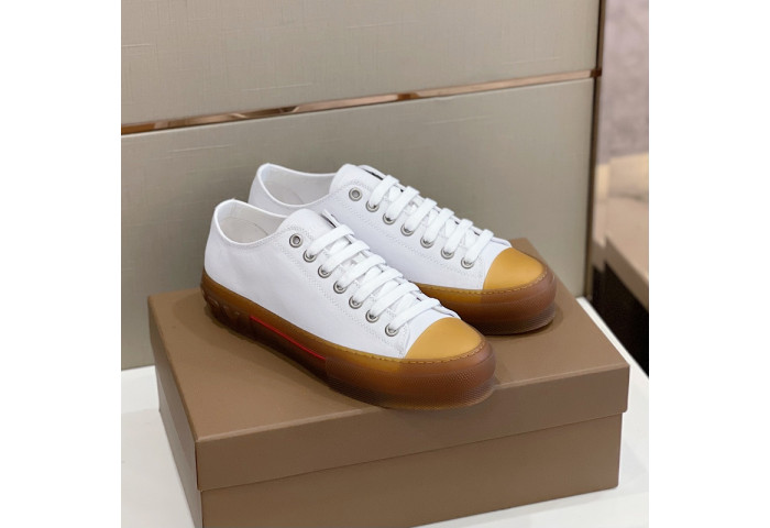 Bur*berry Vintage Check Cotton Sneakers