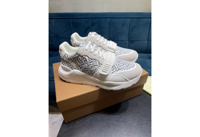 Bur*berry Vintage Check, Leather and Mesh Sneakers