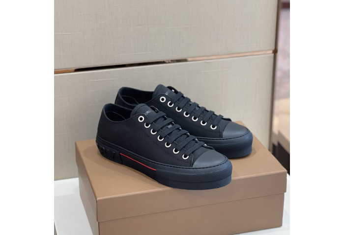 Bur*berry Vintage Check Cotton Sneakers