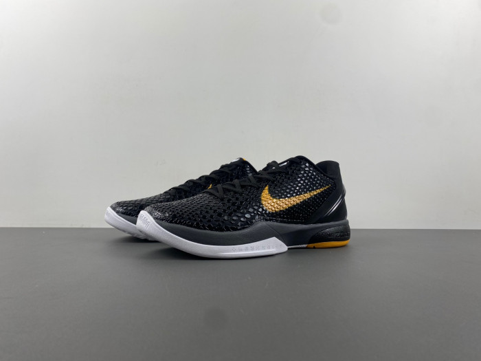 nike kobe vi black gold (ps) 429911-001
