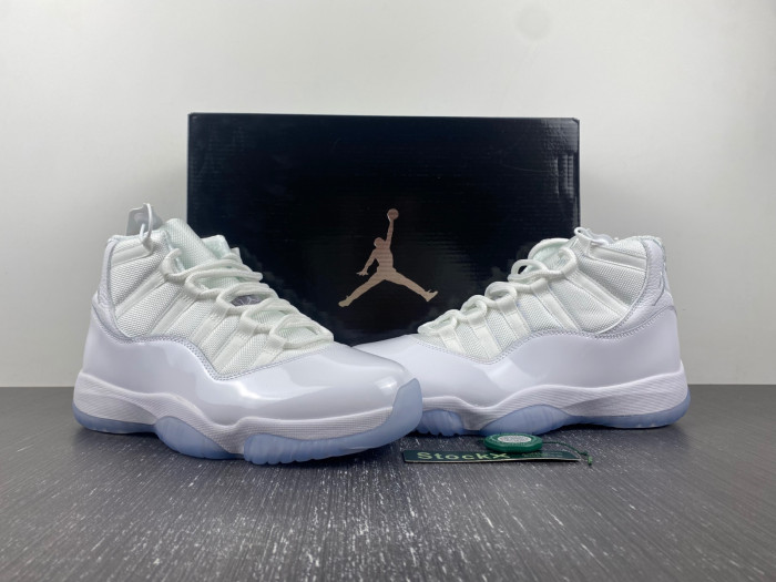 air jordan 11 retro 25th anniversary white / silver 408201-101