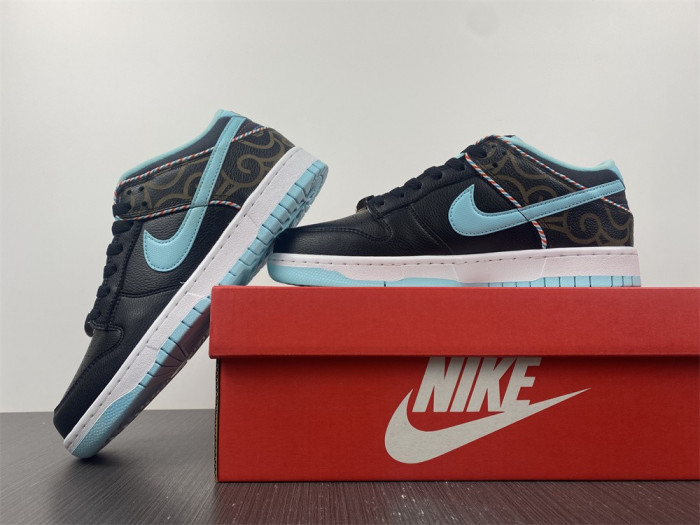 nike dunk low barber shop black dh7614-001
