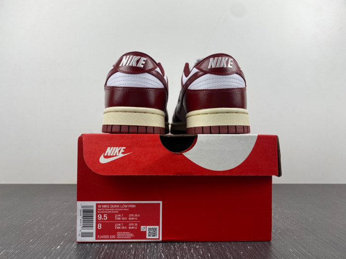 nike dunk low vintage "team red" fj4555-100