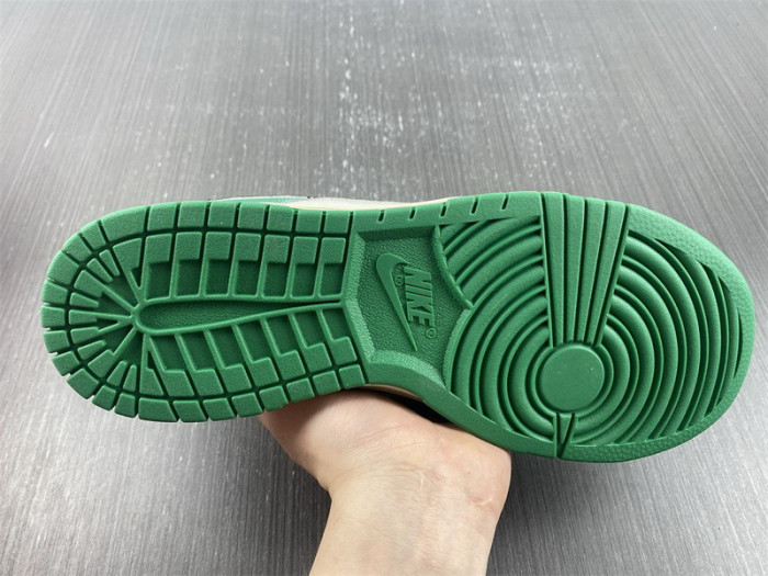 nike dunk low "lottery" green dr9654-100