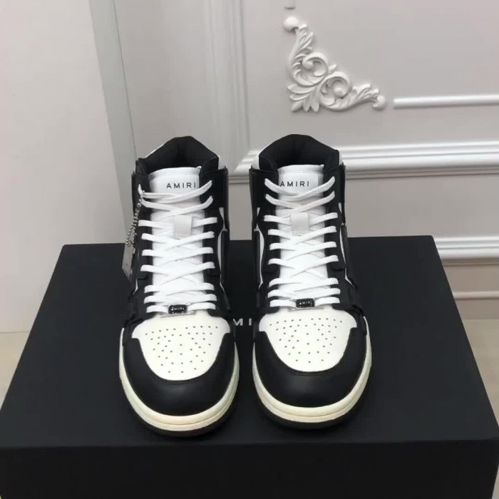 amiri* skel leather sneakers
