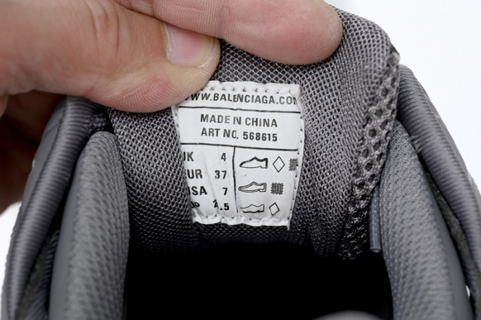 belanciaga Track 2 Sneaker Grey 668822 W3CT1 1800