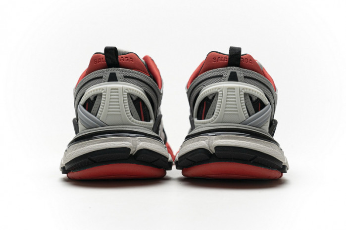 belanciaga Track 2 Sneaker Grey Red 570391 W2GN3 1003