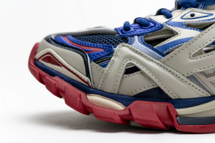 belanciaga Track 2 Sneaker Beige Blue 570391 W2GN2 8570