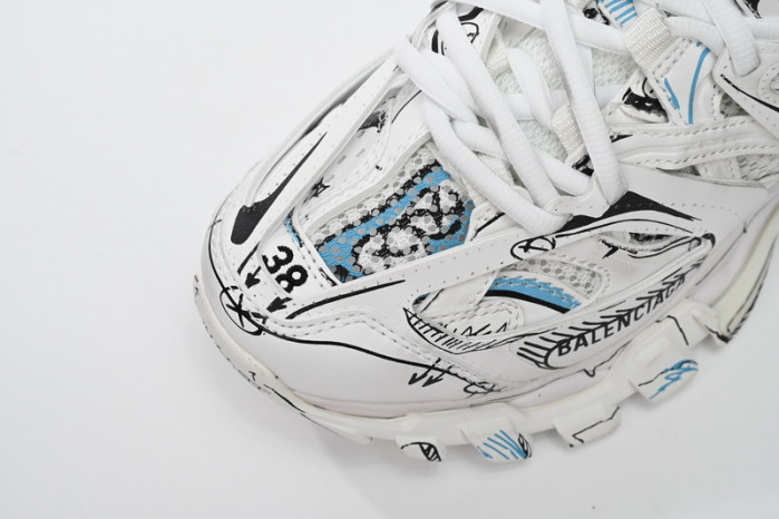 Ba*len*cia*ga tess s.black graffiti art 542436 w3sra 9014