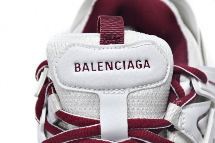 belanciaga Tess S. White Claret Red 542436 W1JH 1915