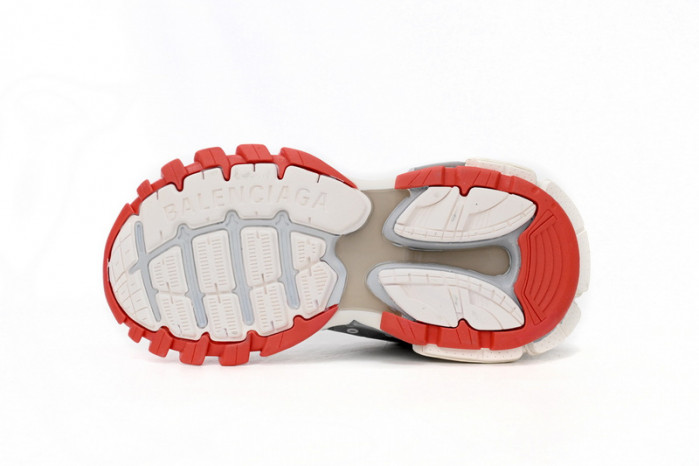 belanciaga Tess S.White Grey Red 542436 W3DB2 7663