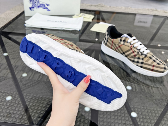 Bur*berry Check Terrace Sneakers