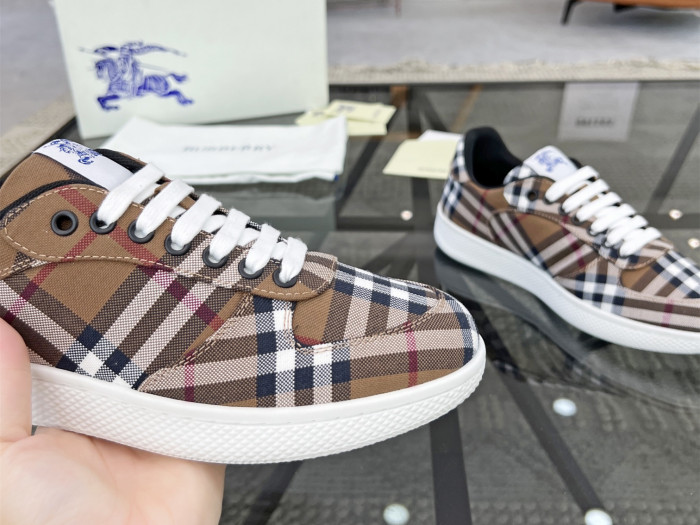Bur*berry Check Terrace Sneakers