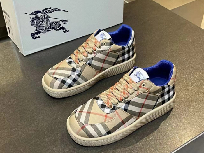 Bur*berry Check Terrace Sneakers BBR--3005