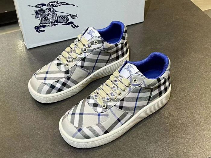 Bur*berry Check Terrace Sneakers BBR--3007