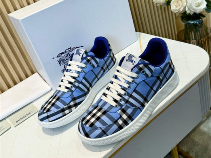 Bur*berry Check Terrace Sneakers BBR--3008