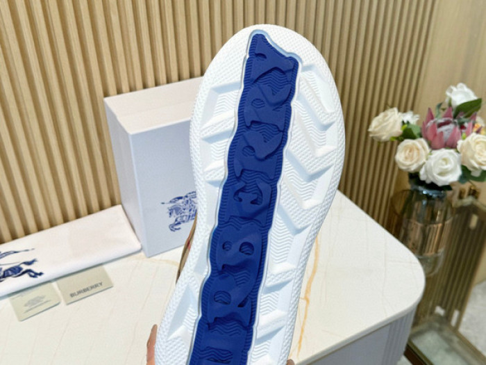 Bur*berry Check Terrace Sneakers BBR--3009