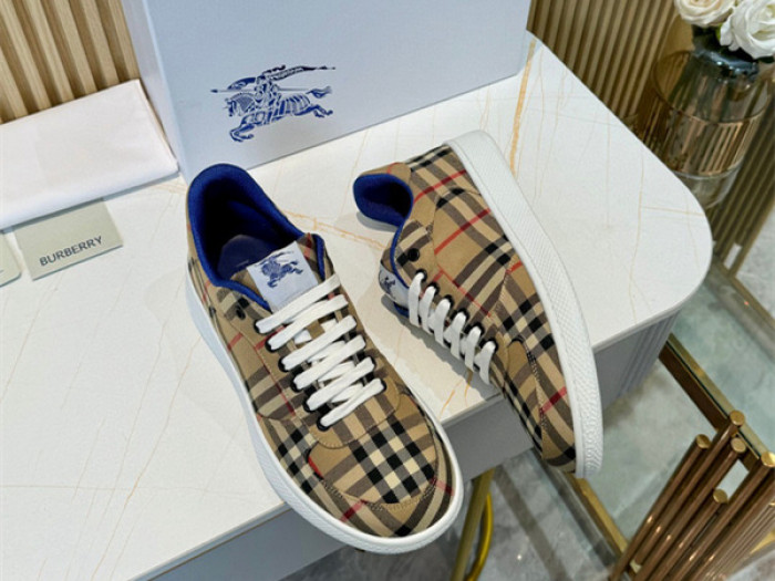 Bur*berry Check Terrace Sneakers BBR--3009