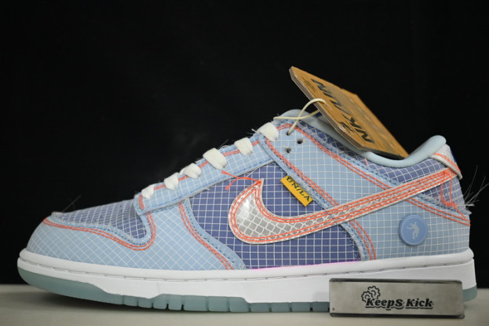 union x nike dunk low “passport pack argon” dj9649-400