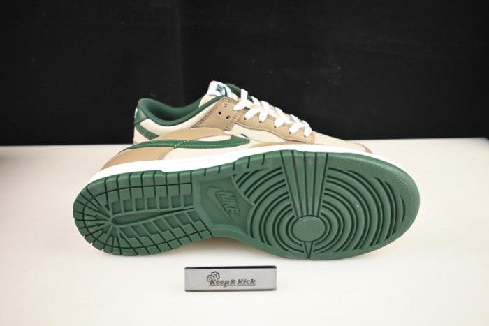 nike dunk low tan green fb7160-231