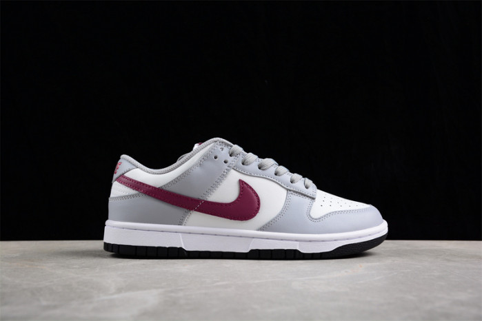 nike dunk low "grey/white/red" dd1503-122