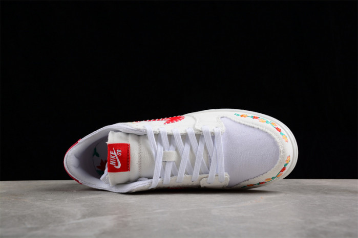 nike sb dunk low n7 sail university red fd6951-700