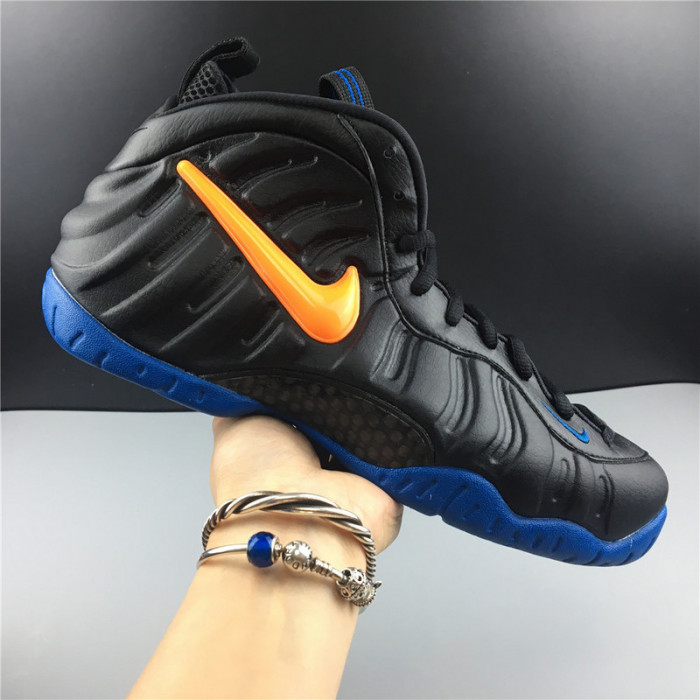 nike air foamposite pro "knicks" (black) - 624041-010