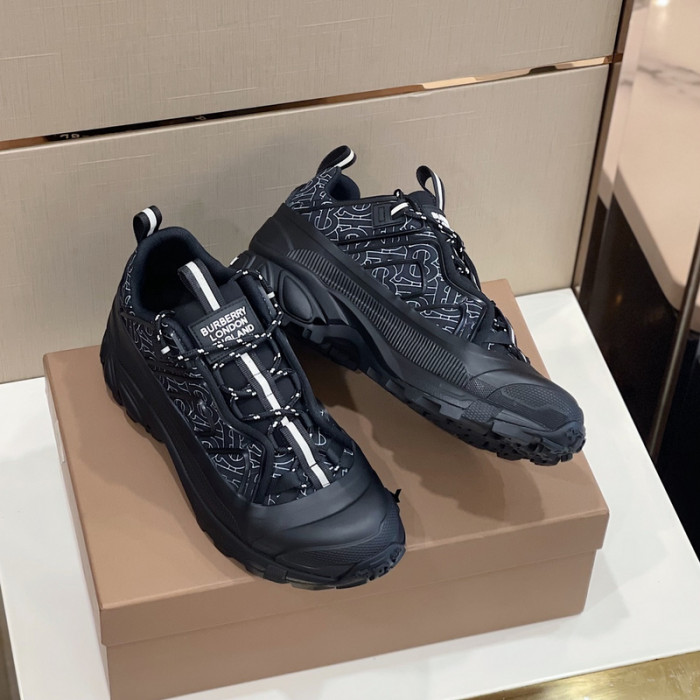 Bur*berry Check Cotton Arthur Sneakers