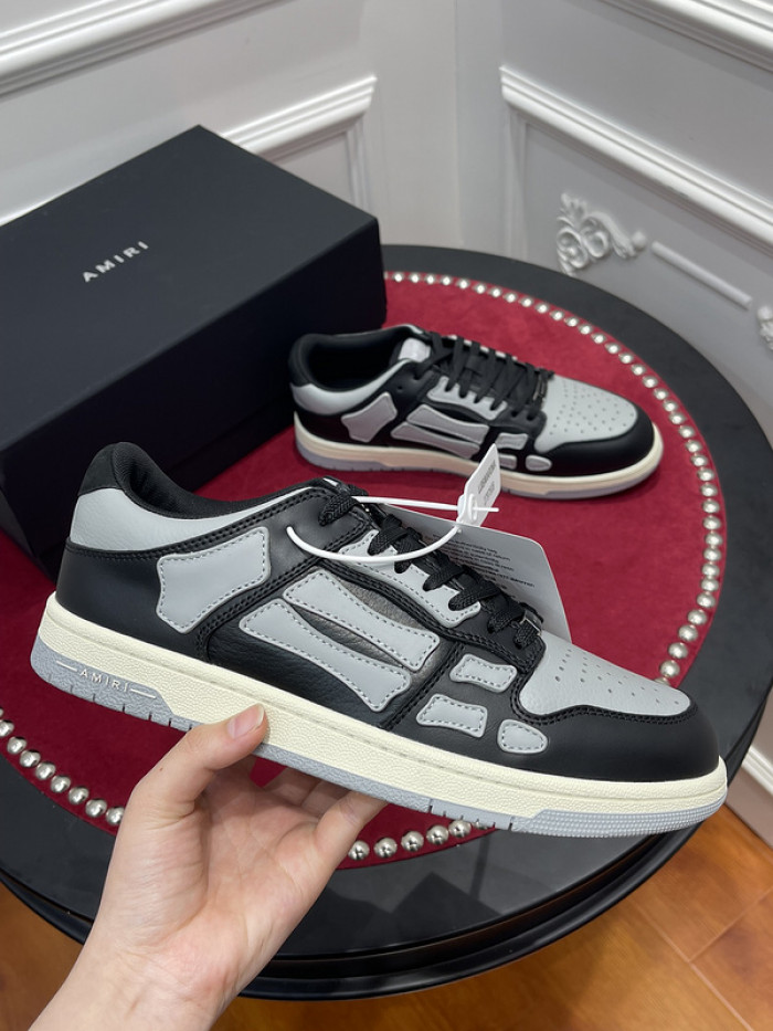 amiri* skel leather sneakers