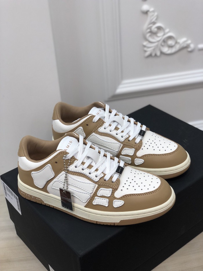 amiri* skel leather sneakers