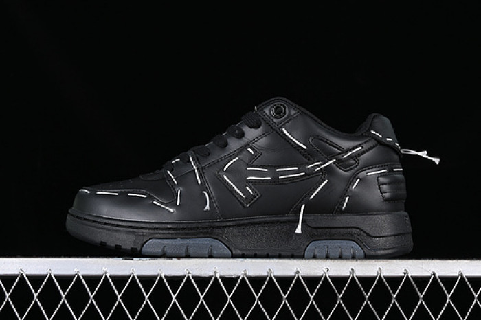 off-white out of office leather sneakers