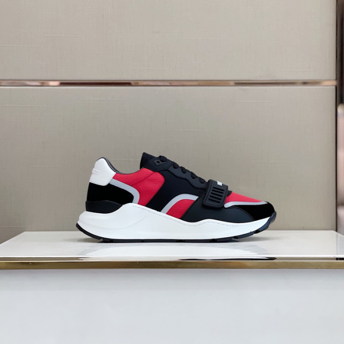 Bur*berry Vintage Check, Leather and Mesh Sneakers