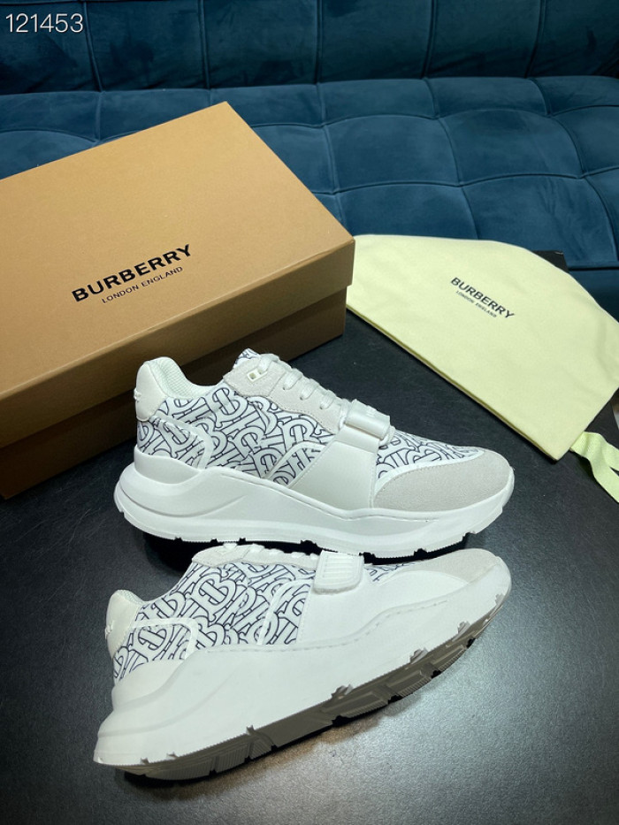 Bur*berry Vintage Check, Leather and Mesh Sneakers