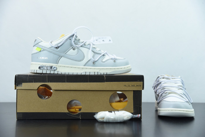 ow x dunk low 