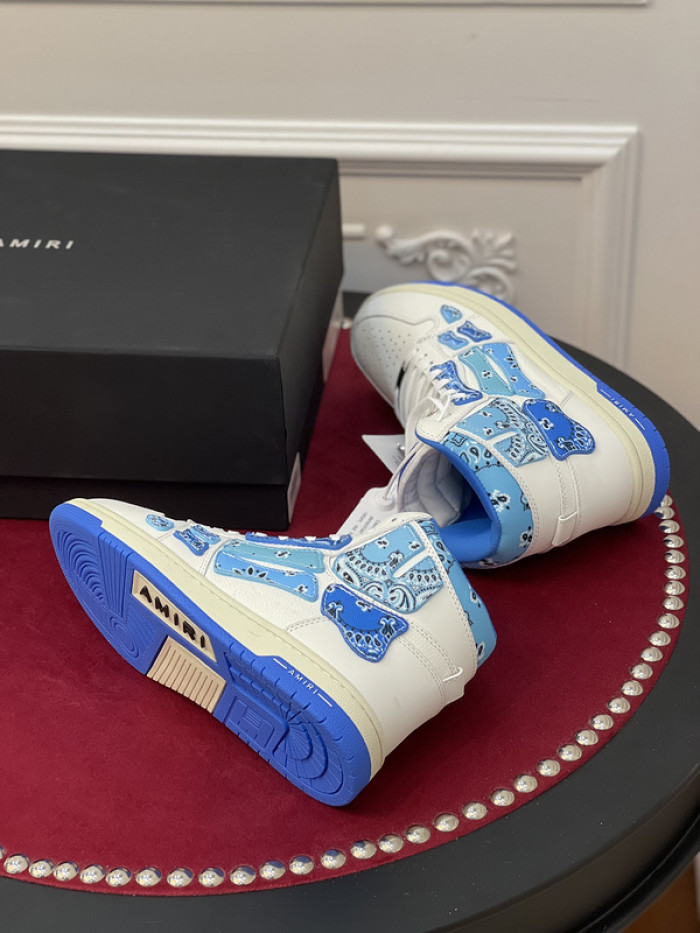 amiri* skel leather sneakers