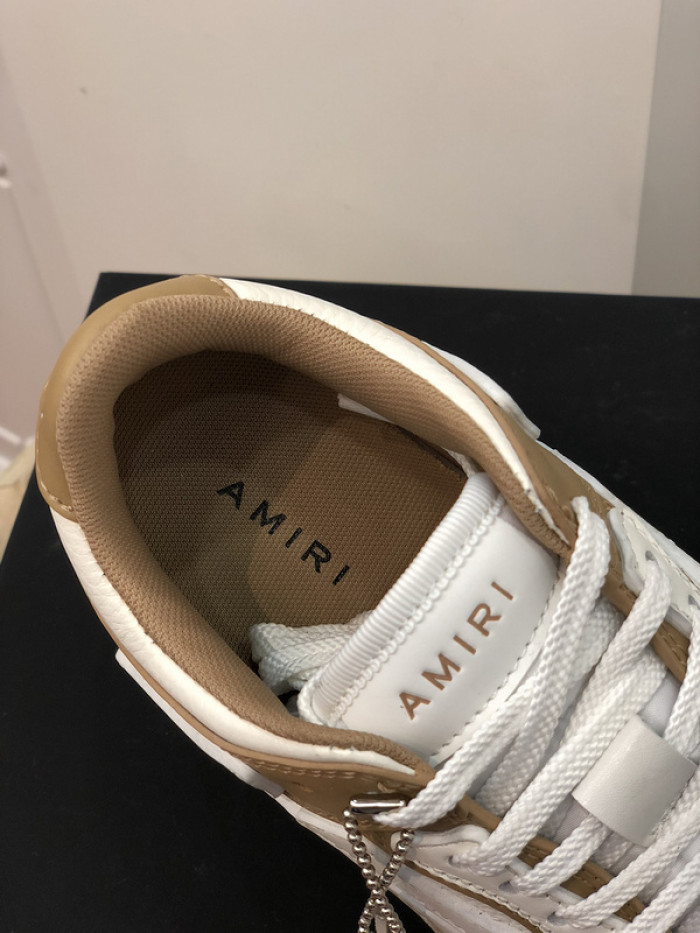amiri* skel leather sneakers