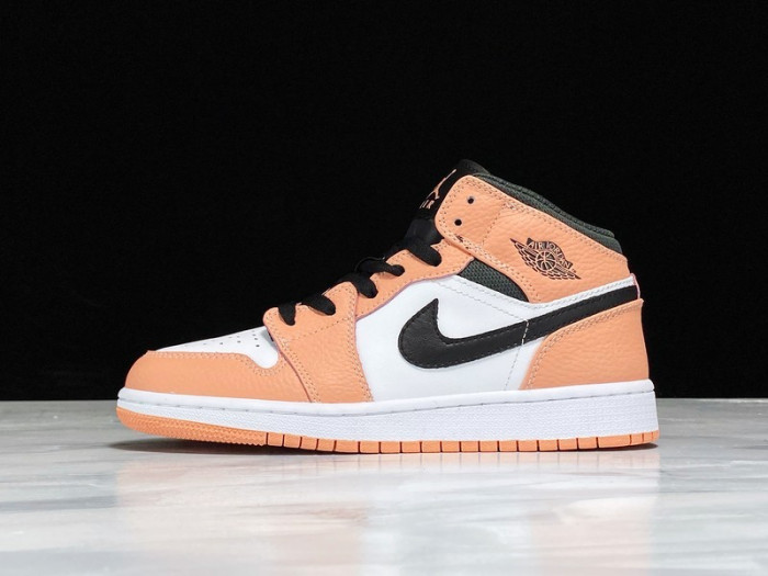 air jordan 1 mid gs pink quartz 555112-603