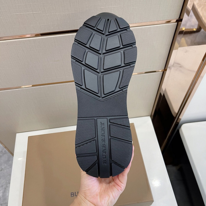 Bur*berry Vintage Check, Leather and Mesh Sneakers