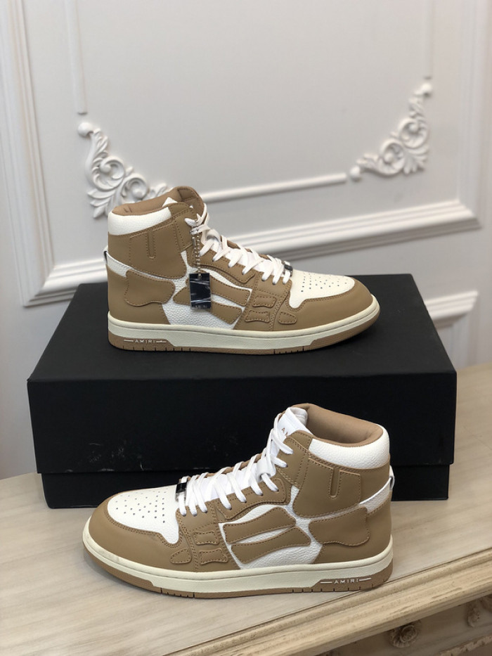 amiri* skel leather sneakers