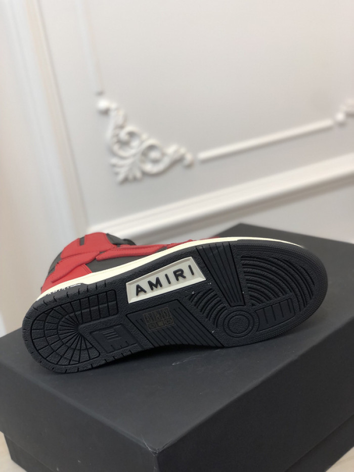 amiri* skel leather sneakers