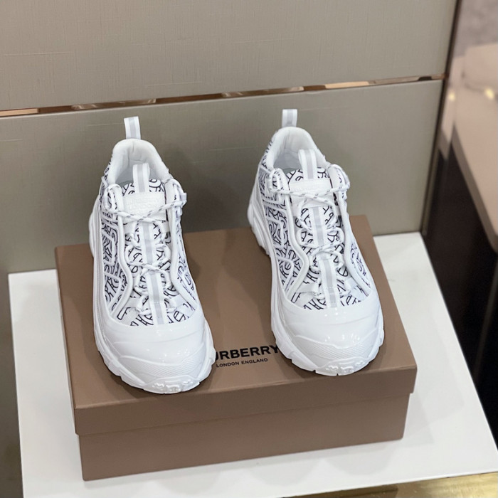 Bur*berry Check Cotton Arthur Sneakers