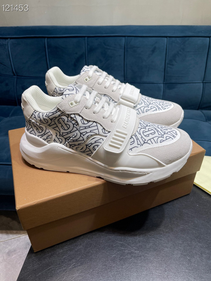 Bur*berry Vintage Check, Leather and Mesh Sneakers