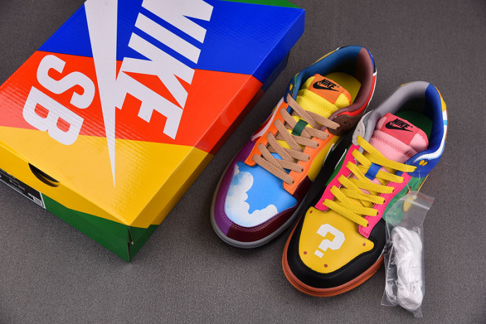 nike dunk low “what the mario”