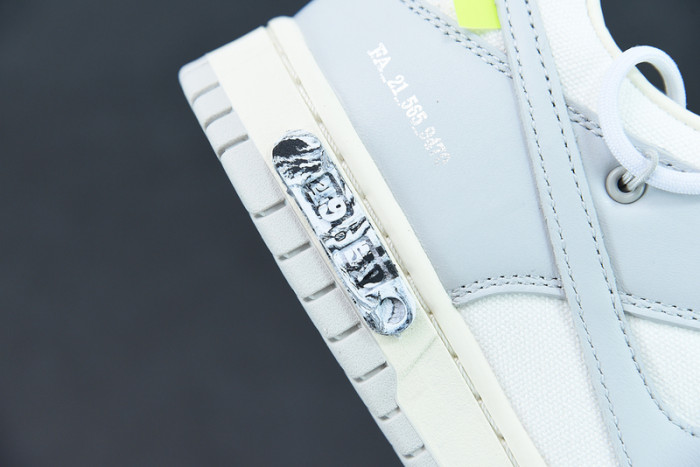ow x dunk low 