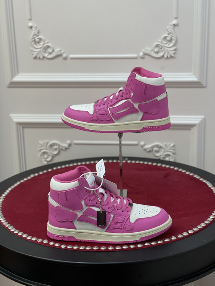 amiri* skel leather sneakers