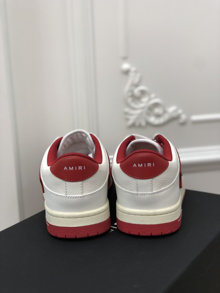 amiri* skel leather sneakers