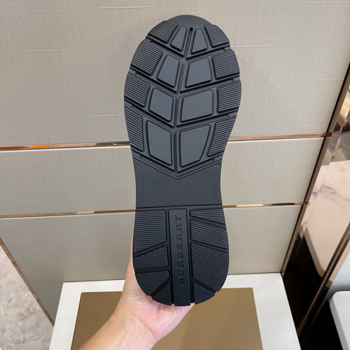 Bur*berry Vintage Check, Leather and Mesh Sneakers