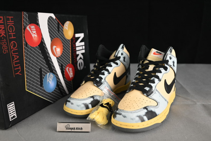 nike dunk high 1985 black acid wash dd9404-700