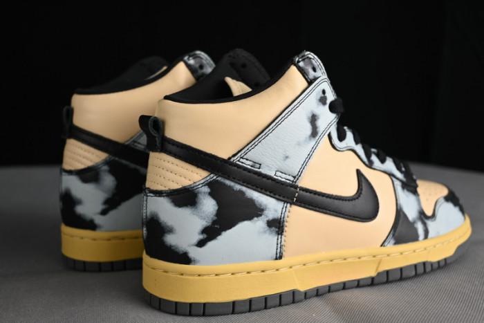 nike dunk high 1985 black acid wash dd9404-700