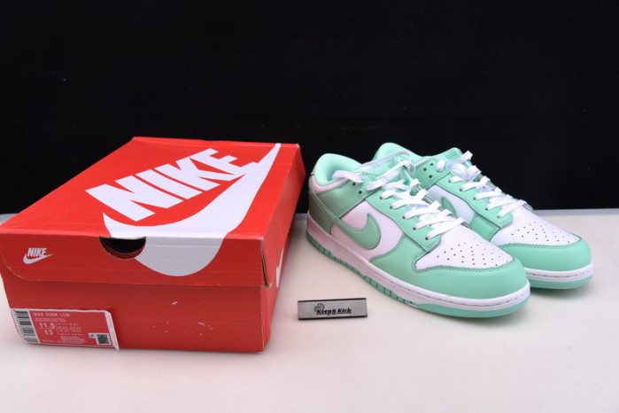 nike dunk low green glow dd1503-105